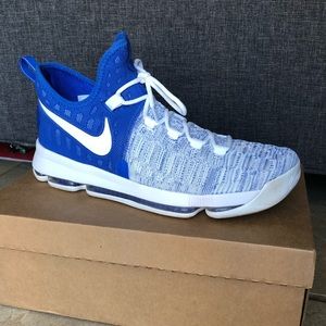 Nike KD 9, white & blue